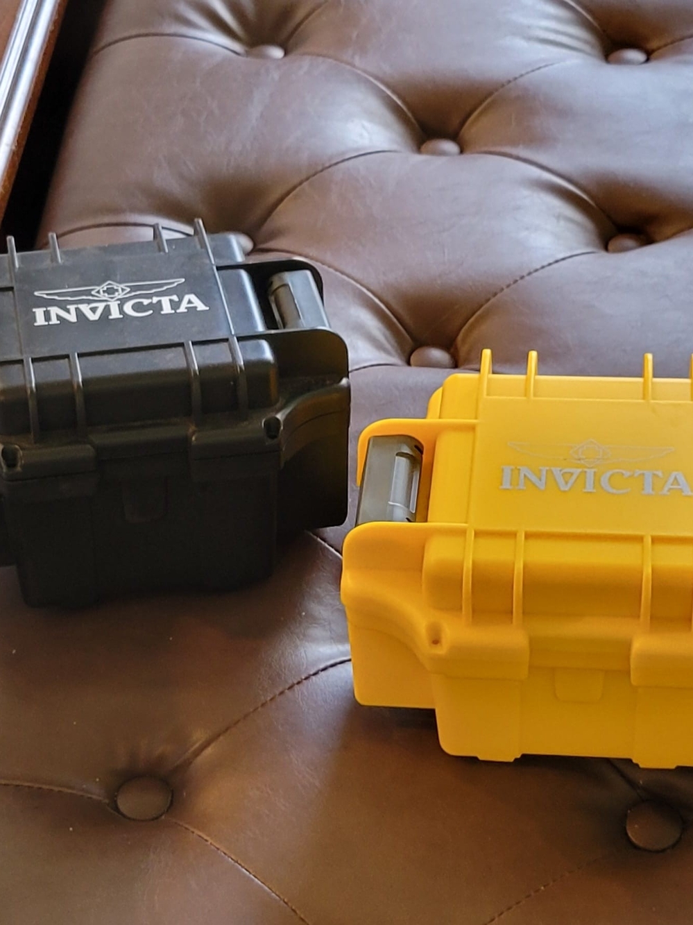 Invicta Yellow and Black Protective Watch Cases